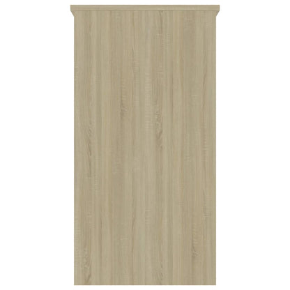 Compact Sonoma Oak Desk - 80x40x75 cm Engineered Wood