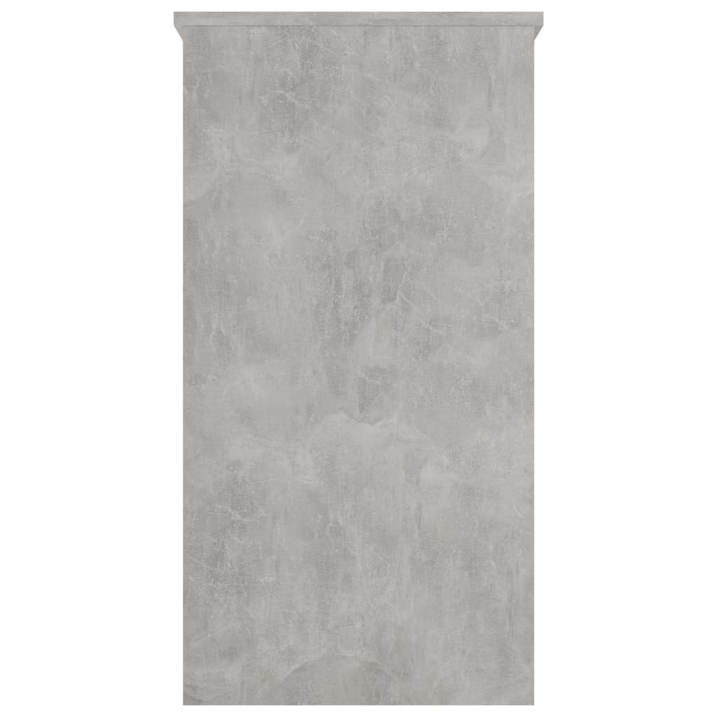 Concrete Grey Desk 80x40x75 cm - Stylish Engineered Wood Design
