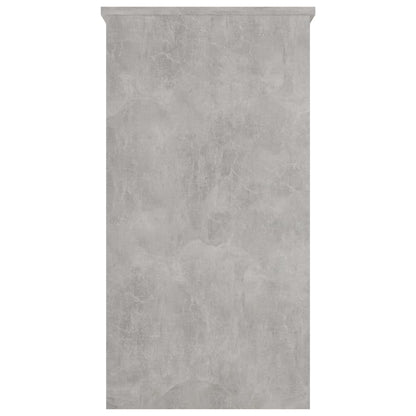 Concrete Grey Desk 80x40x75 cm - Stylish Engineered Wood Design