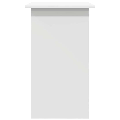 Compact White Desk 80x45x74 cm - Engineered Wood Office Table