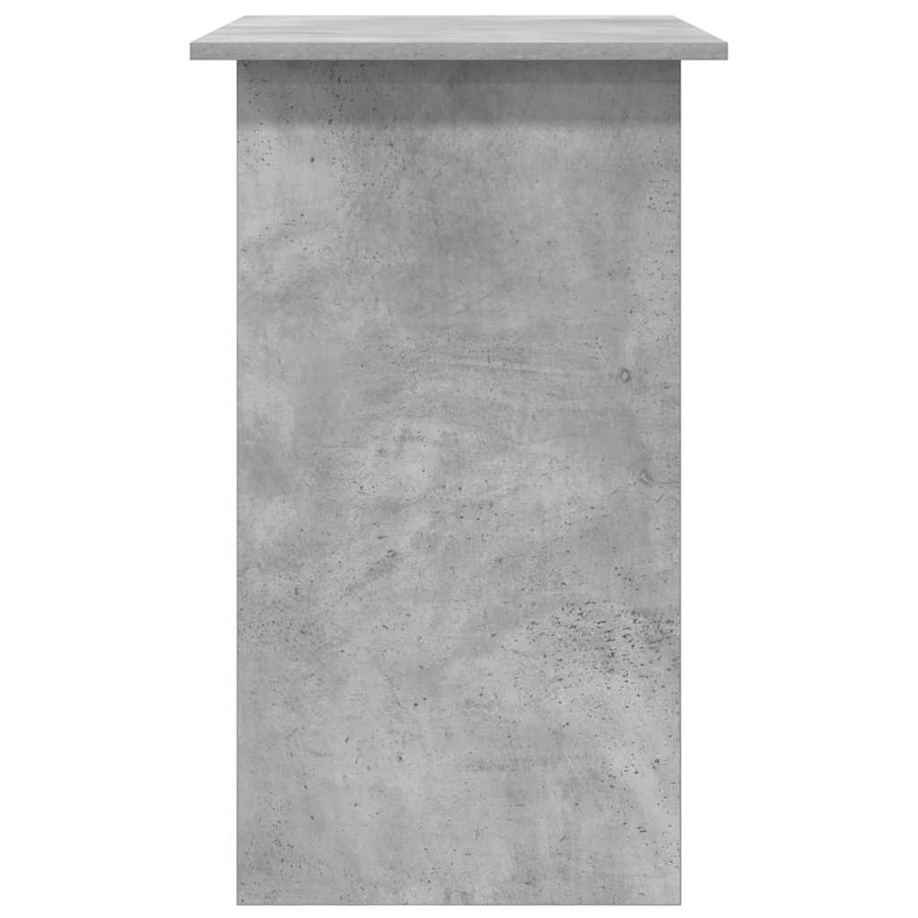 Stylish Concrete Grey Desk, Engineered Wood, 80x45x74 cm