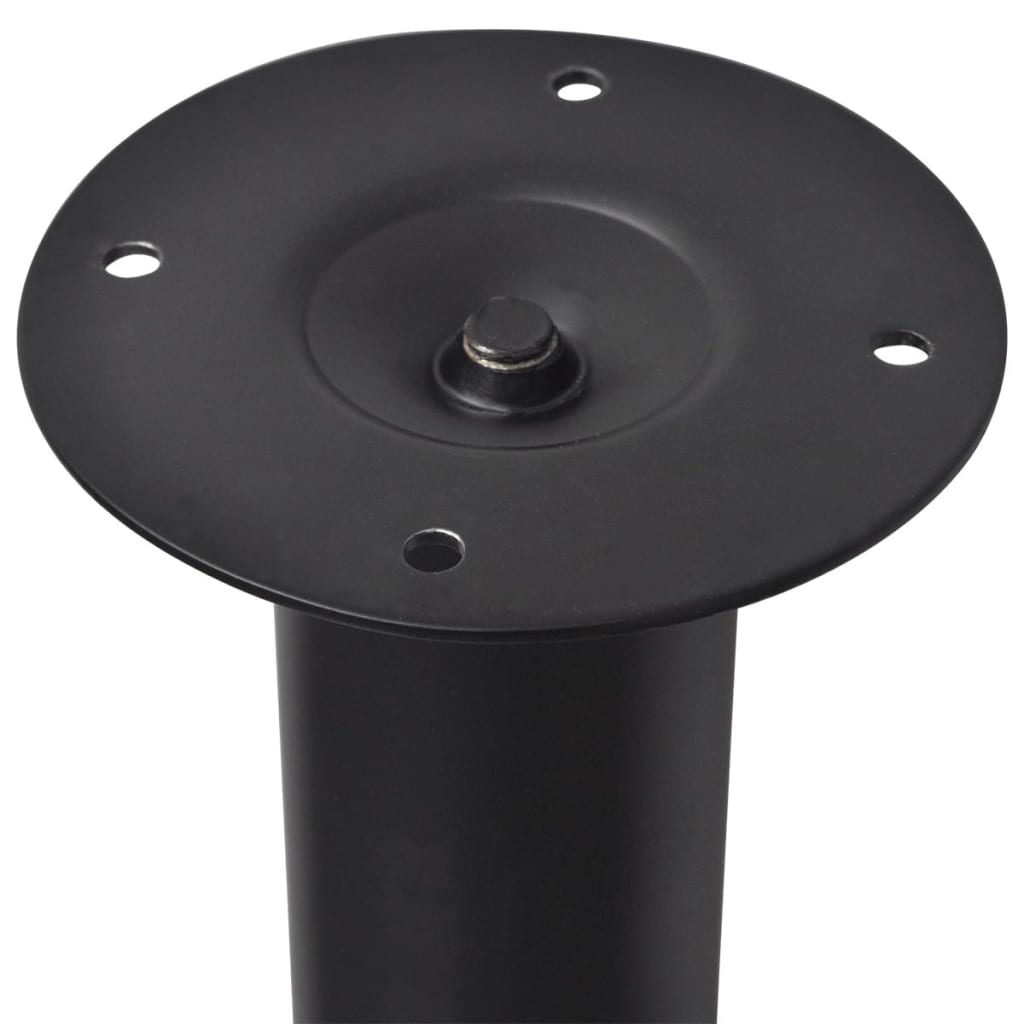 Adjustable Telescopic Table Legs, 4pcs, Black, 710-1100mm Steel