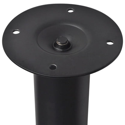 Adjustable Telescopic Table Legs, 4pcs, Black, 710-1100mm Steel