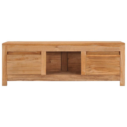 TV Cabinet 100x30x35 cm Solid Teak Wood