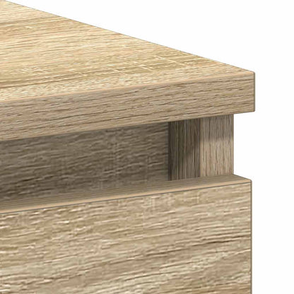 Sonoma Oak Desk 90x45x76 cm - Sturdy Engineered Wood Design