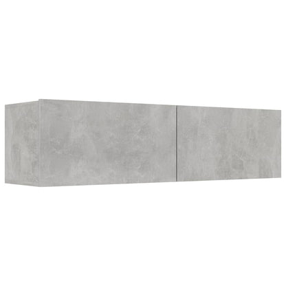 TV Cabinet Concrete Grey 120x30x30 cm Engineered Wood