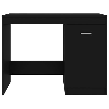 Sleek Black Engineered Wood Desk 100x50x76 cm
