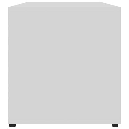 TV Cabinet White 80x34x36 cm Engineered Wood