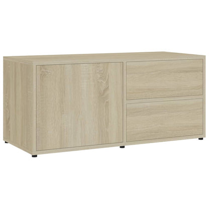 TV Cabinet Sonoma Oak 80x34x36 cm Engineered Wood
