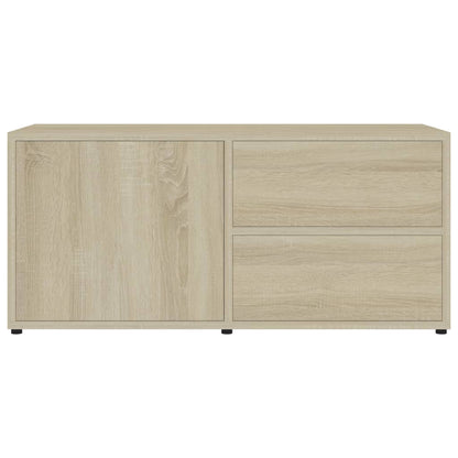 TV Cabinet Sonoma Oak 80x34x36 cm Engineered Wood