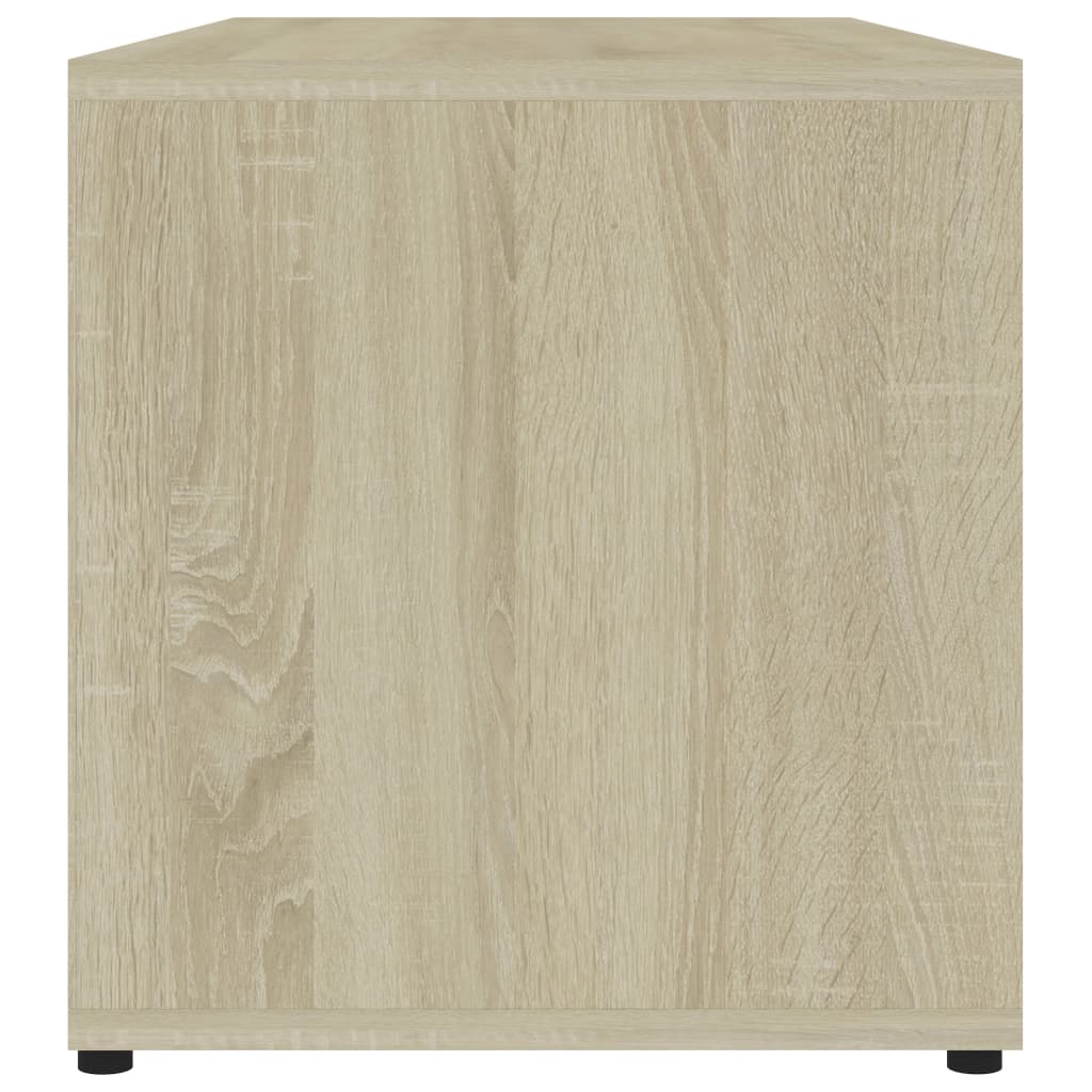 TV Cabinet Sonoma Oak 80x34x36 cm Engineered Wood