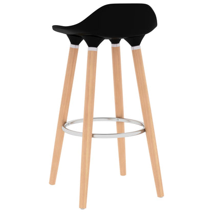 Elegant Black Bar Chairs Set of 2 – Stylish & Durable Seating