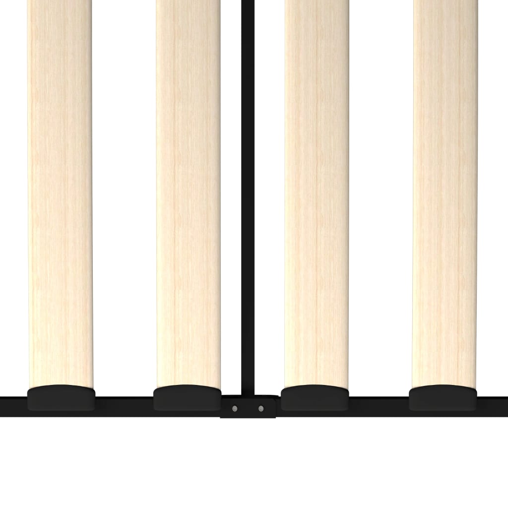 Black Metal DayBed Frame 90x200 cm - vidaXL 284669 (Mattress Not Incl.)