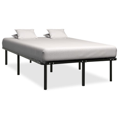 Stylish Black Metal Bed Frame 120x200 cm - Mattress Not Included