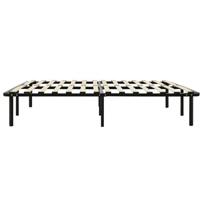 Super King Black Metal Bed Frame 180x200 cm - No Mattress Included