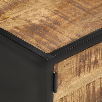 Coffee Table 105x50x35 cm Rough Mango Wood