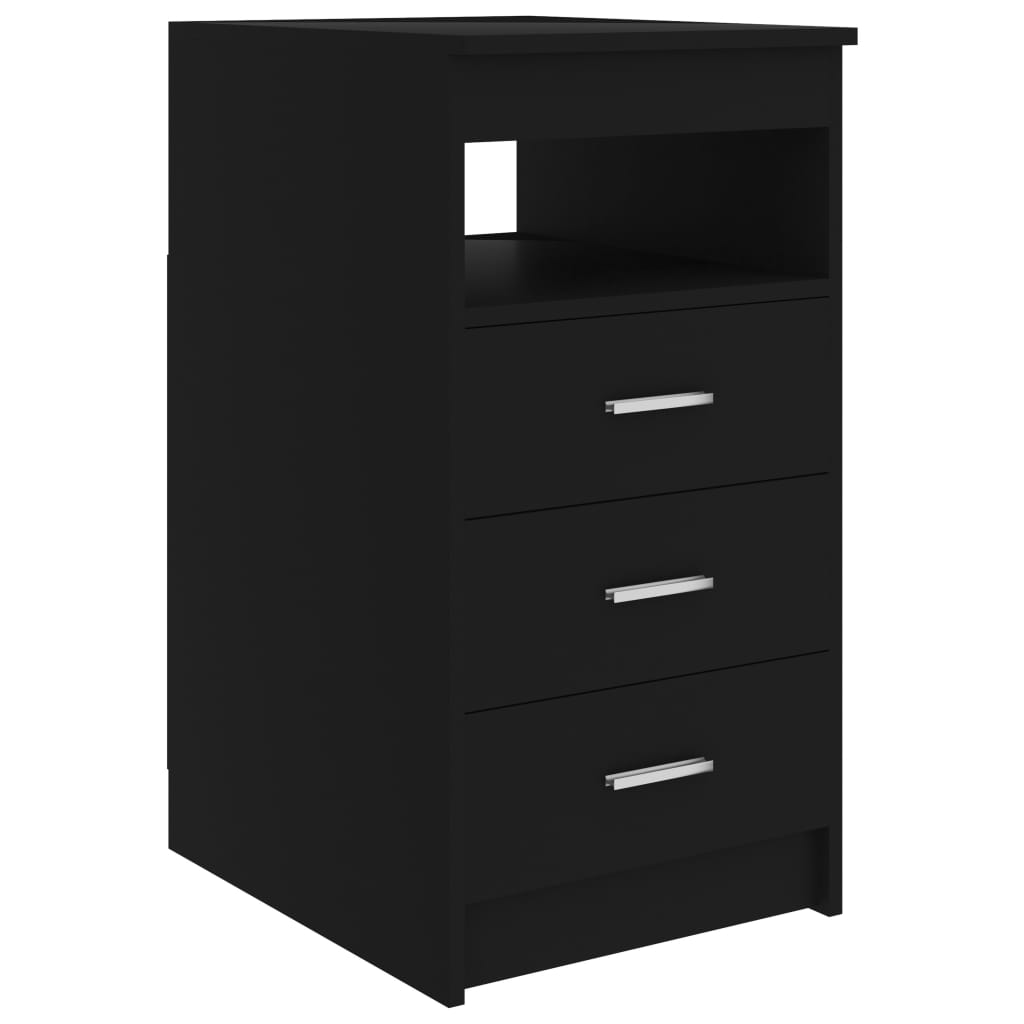Sleek Black Desk - Engineered Wood, 140x50x76 cm