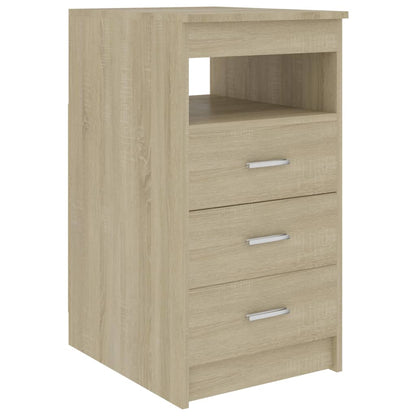 Sonoma Oak Desk 140x50x76 cm - Engineered Wood Elegance
