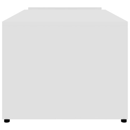 Coffee Table White 90x45x35 cm Engineered Wood