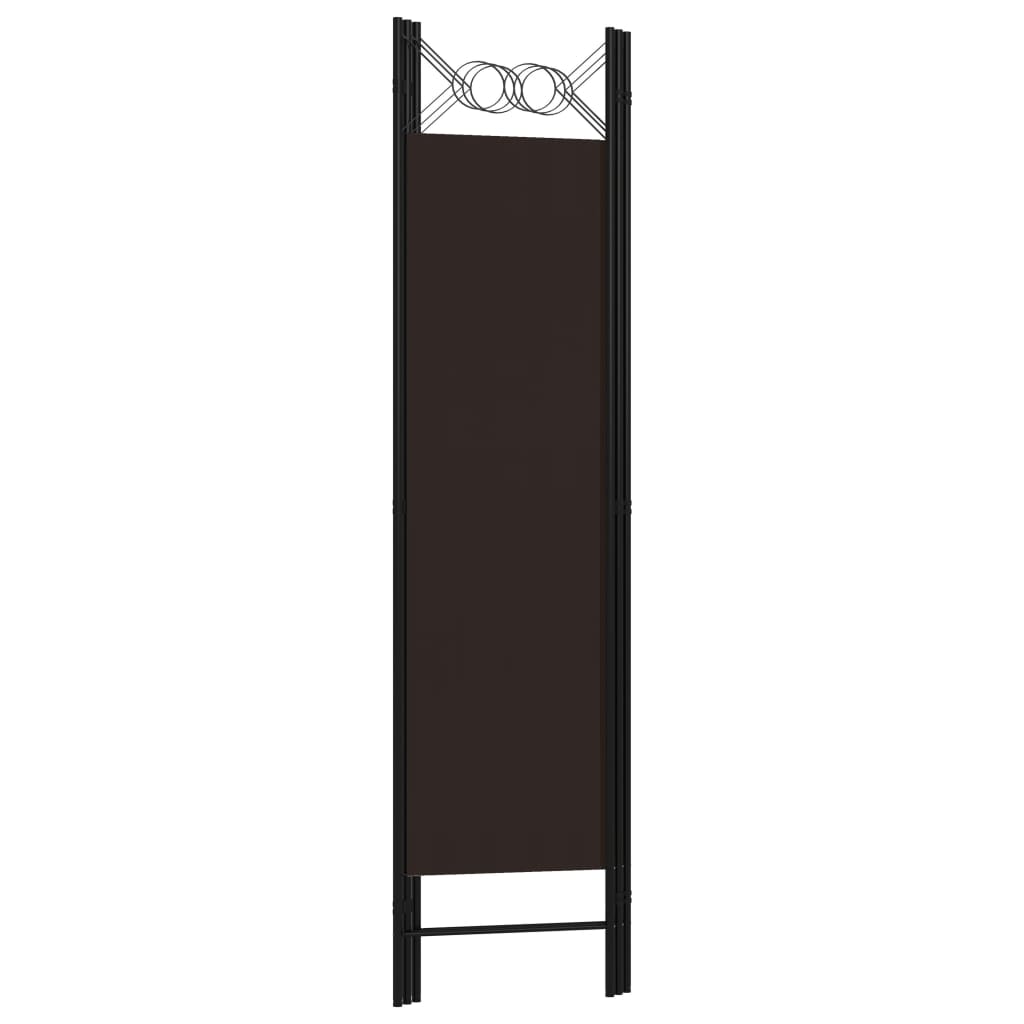 Brown 3-Panel Room Divider, 120x180 cm - Stylish Privacy Screen