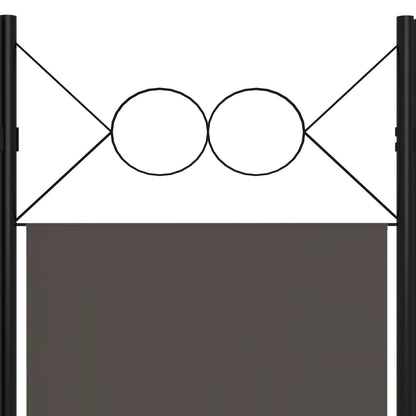 Anthracite 3-Panel Room Divider, 120x180 cm - Stylish Privacy Screen
