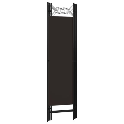 Elegant 4-Panel Brown Room Divider, 160x180 cm - Cozy Privacy Screen