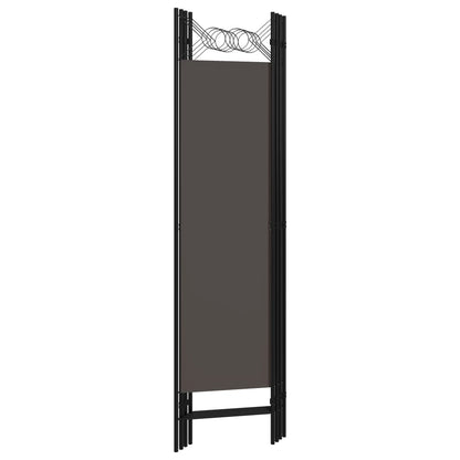 Anthracite 4-Panel Room Divider 160x180 cm - Stylish Privacy Screen