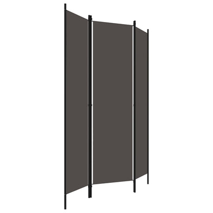 3-Panel Anthracite Room Divider 150x180 cm - Stylish Privacy Screen