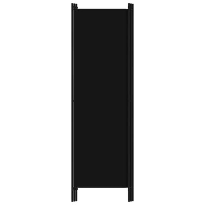 Elegant Black 3-Panel Room Divider, 150x180 cm - Versatile Style