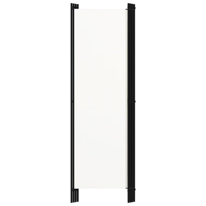 White 4-Panel Room Divider, 200x180 cm - Perfect Privacy Solution