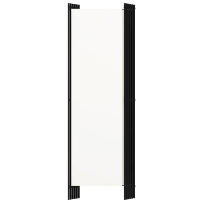 White 6-Panel Room Divider, 300x180 cm - Stylish & Functional Design