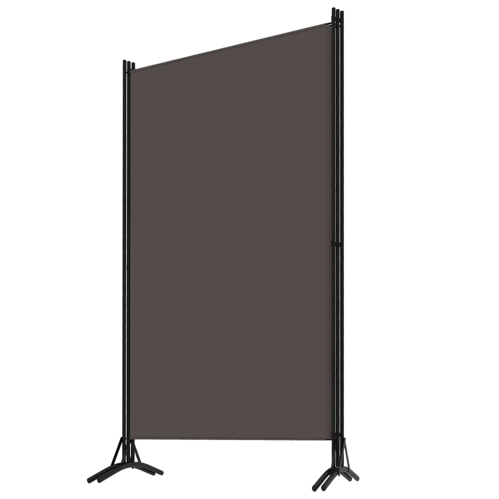 Anthracite 3-Panel Room Divider, 260x180 cm, Stylish Interiors