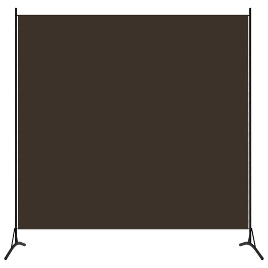 Stylish 1-Panel Brown Room Divider, 175x180 cm - Elegant Design
