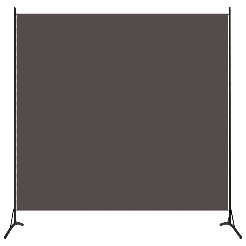 Anthracite 1-Panel Room Divider 175x180 cm - Stylish & Functional