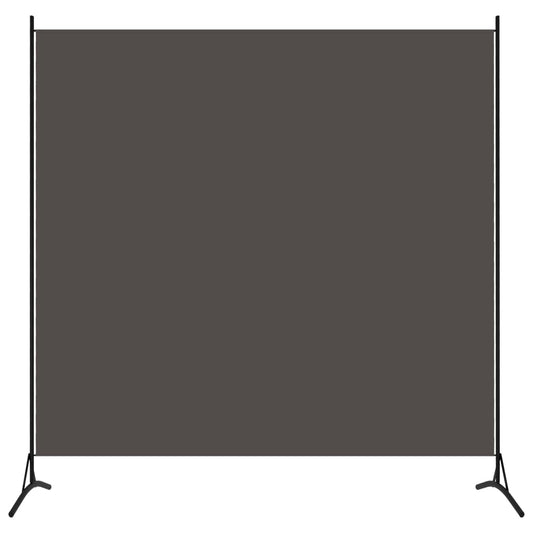 Anthracite 1-Panel Room Divider 175x180 cm - Stylish & Functional