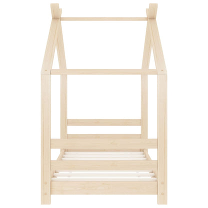 Solid Pine Kids Bed Frame 70x140 cm - Durable & Stylish
