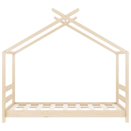 Solid Pine Kids Bed Frame 70x140 cm - Durable & Stylish