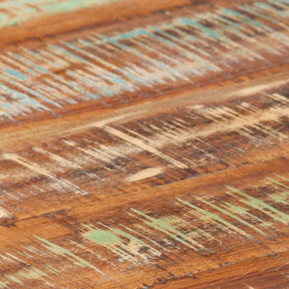 Coffee Table White 68x68x30 cm Solid Reclaimed Wood