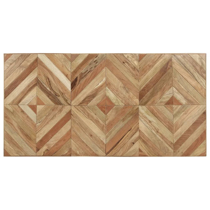 Solid Acacia & Mango Wood Dining Table 180x90 cm - Natural Finish