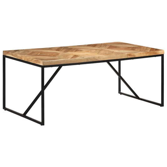 Solid Acacia & Mango Wood Dining Table 180x90x76 cm