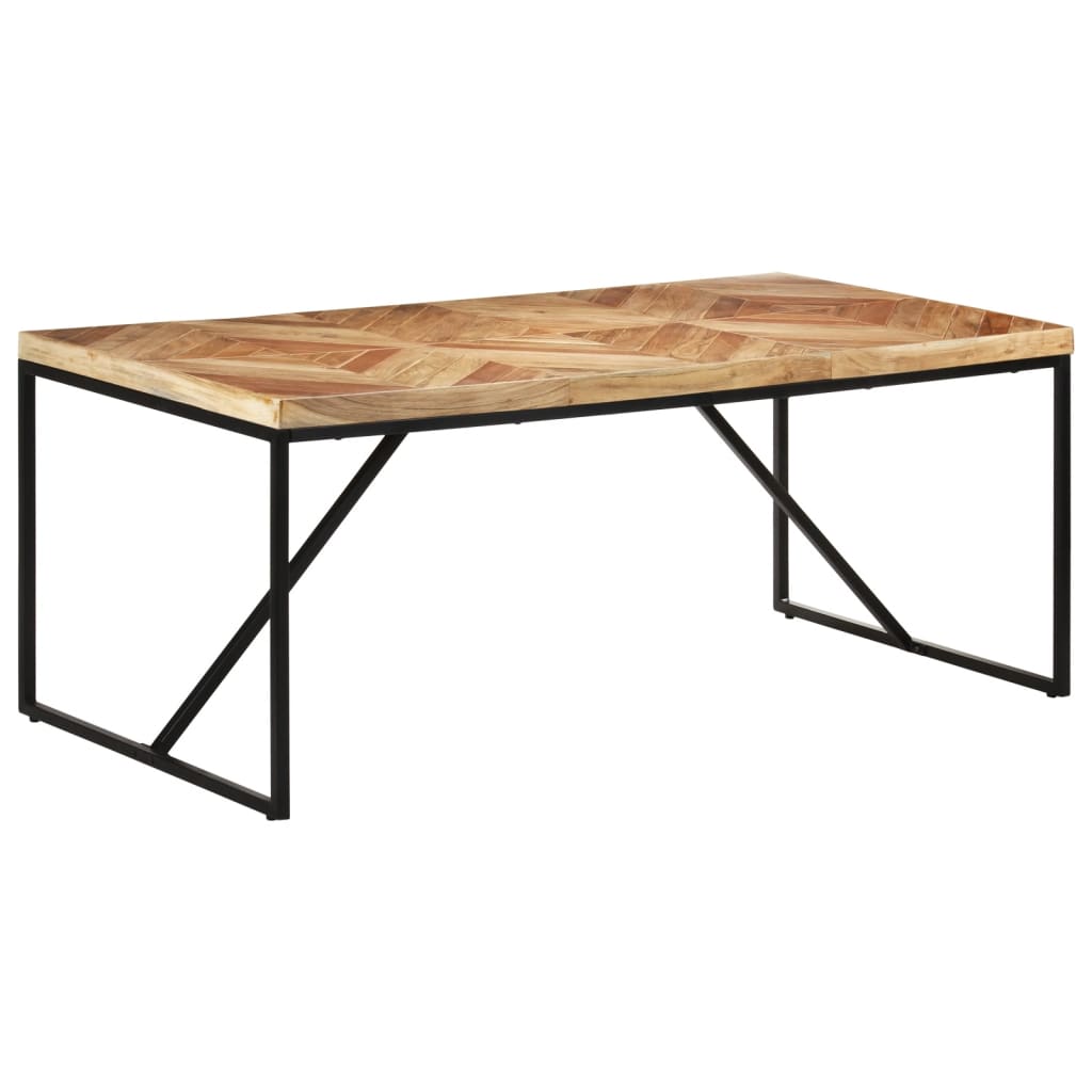 Solid Acacia & Mango Wood Dining Table 180x90x76 cm