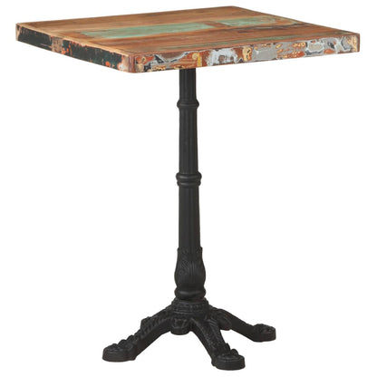 Reclaimed Wood Bistro Table 60x60x76 cm - Eco-Friendly Charm