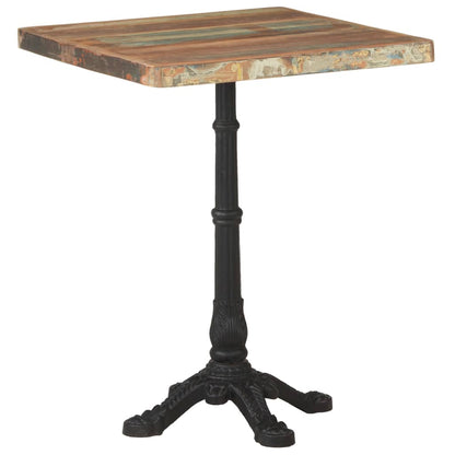 Reclaimed Wood Bistro Table 60x60x76 cm - Eco-Friendly Charm