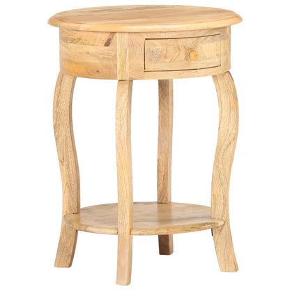 Side Table 37x37x61 cm Solid Mango Wood