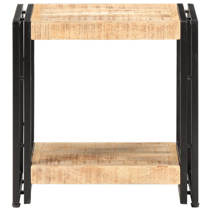 Side Table 40x30x40 cm Rough Mango Wood