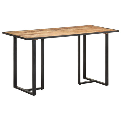 140cm Dining Table in Rustic Mango Wood Finish