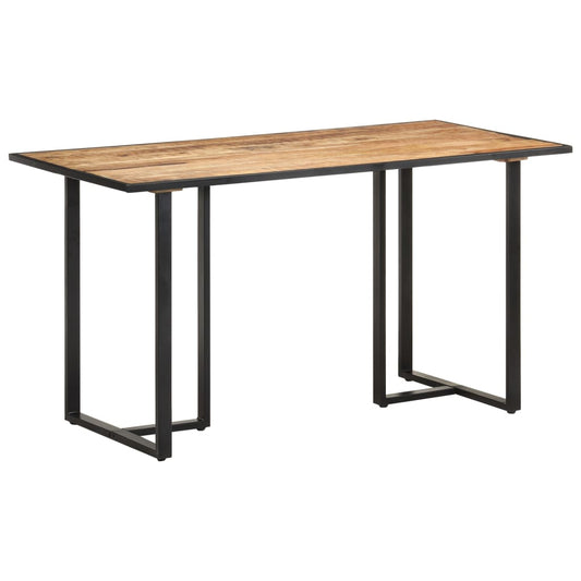 140cm Dining Table in Rustic Mango Wood Finish