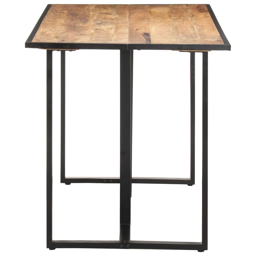 140cm Dining Table in Rustic Mango Wood Finish