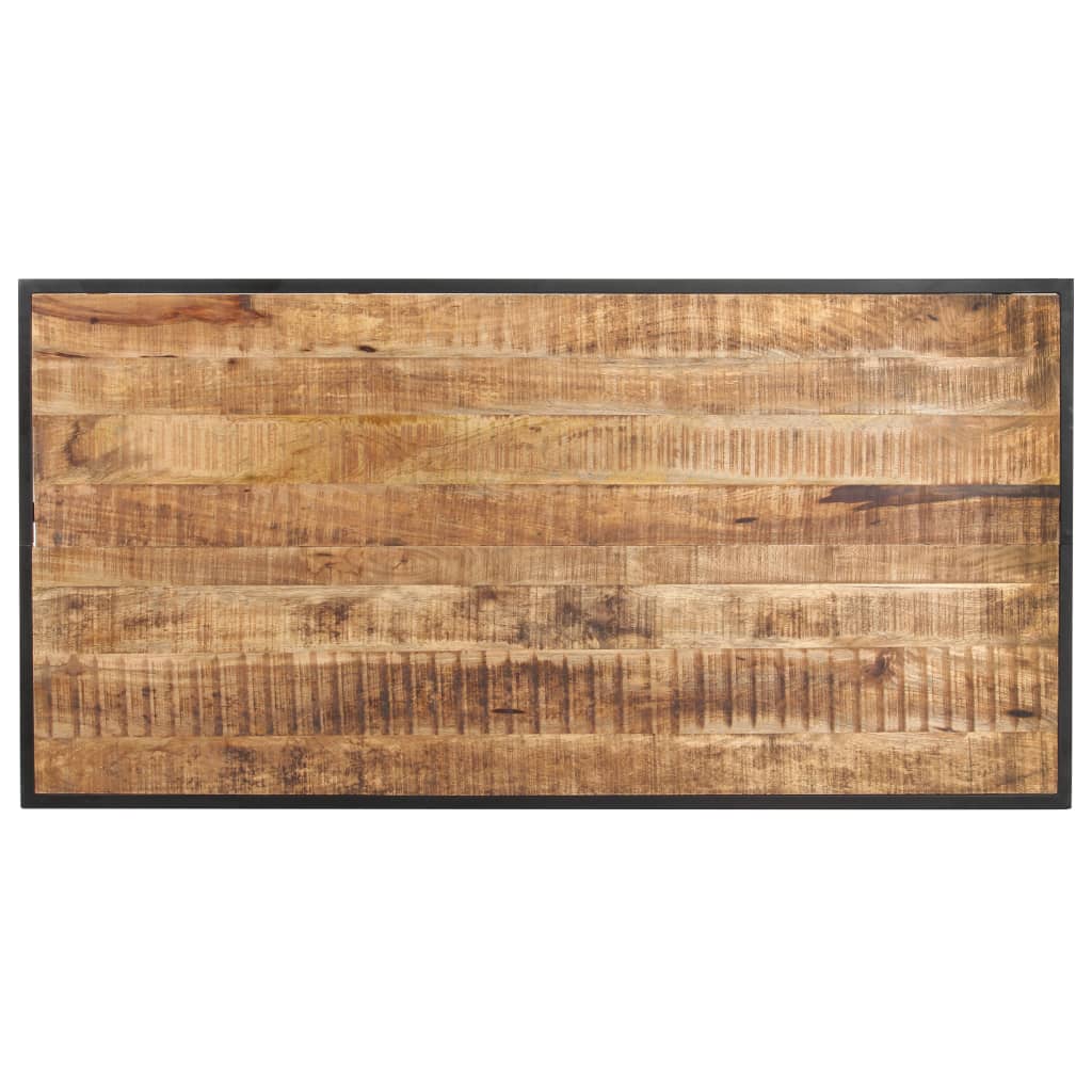 140cm Dining Table in Rustic Mango Wood Finish