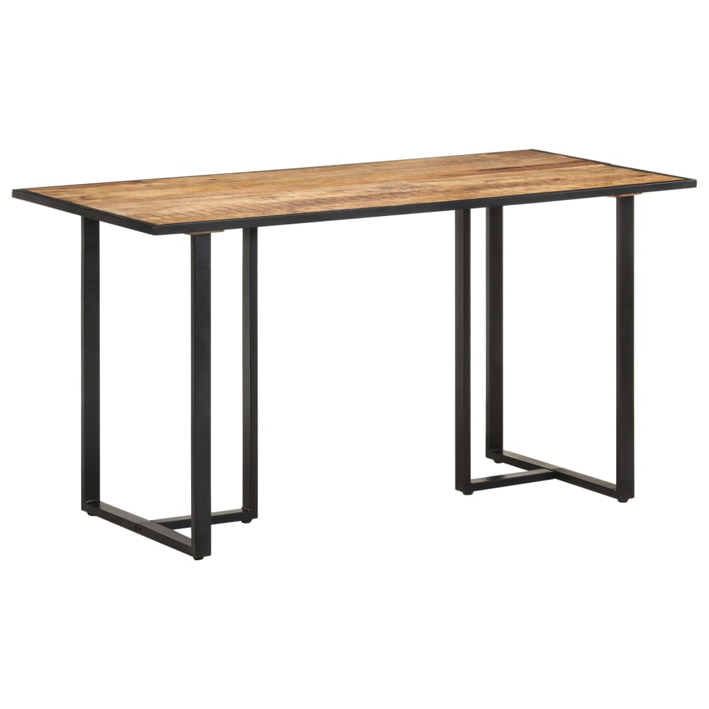 140cm Dining Table in Rustic Mango Wood Finish